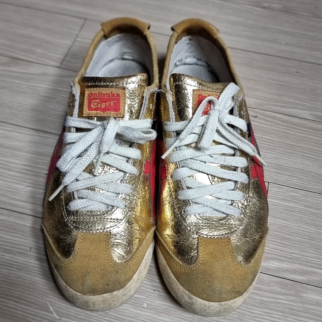 오니츠카타이거 멕시코66 골드 운동화(270-280) 상품이미지2