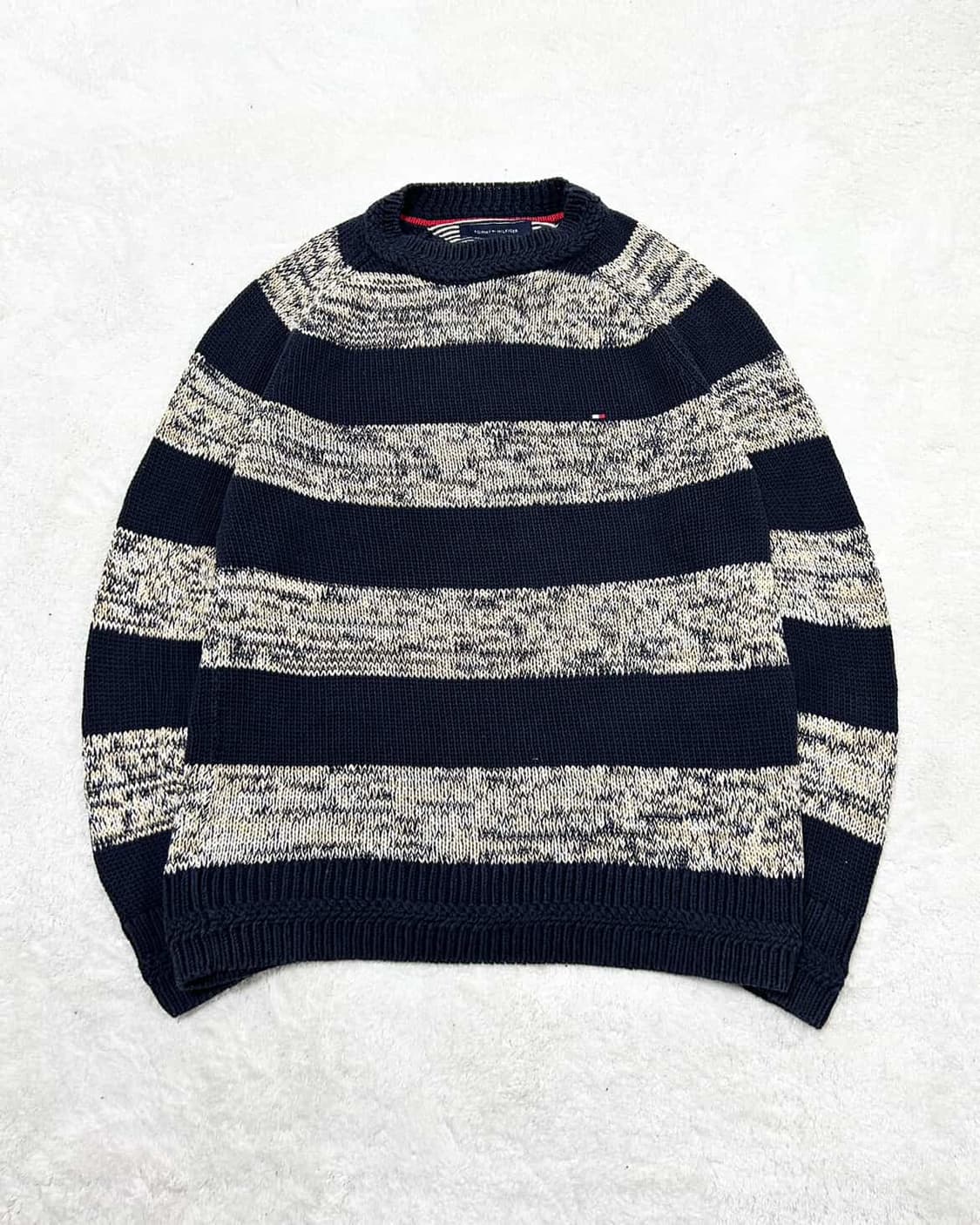 타미힐피거 미니로고 단가라 니트 상품이미지5