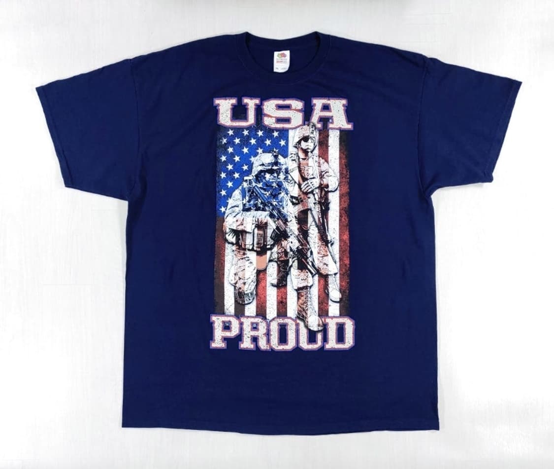 USA 프라우드 반팔 티셔츠 2XL 상품이미지1