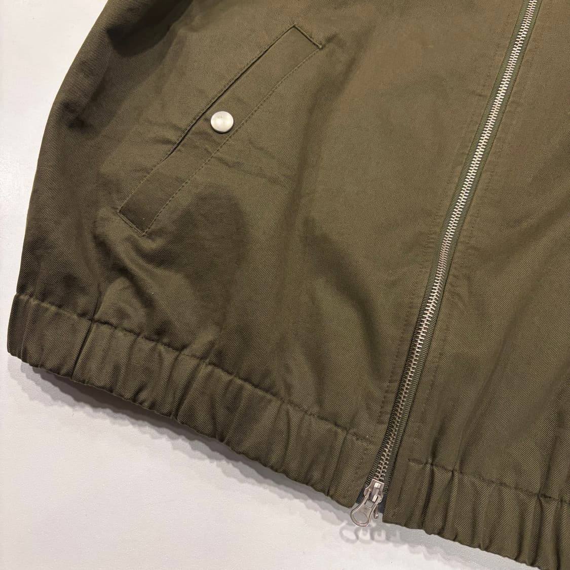 [L] YALE 예일 카키색 봄버 자켓 B980 상품이미지9