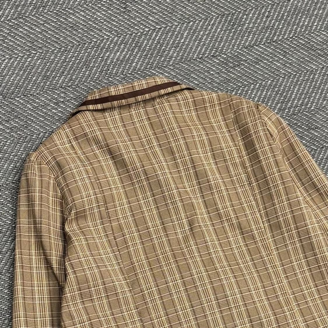 엑시즈 팜 더블 체크 자켓 V0515 상품이미지5