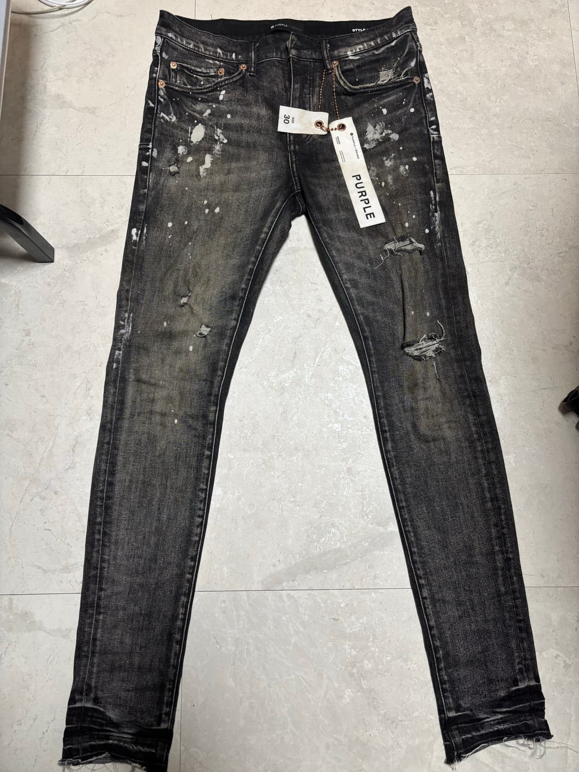 퍼플브랜드 Purple brand 스키니진 P001 그레이 30 상품이미지1