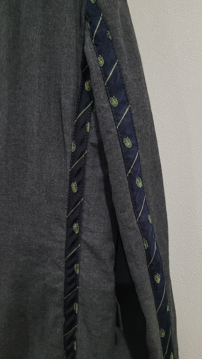 꼼데가르송 옴므 레지멘탈 넥타이 블레이져 차콜 L 상품이미지7