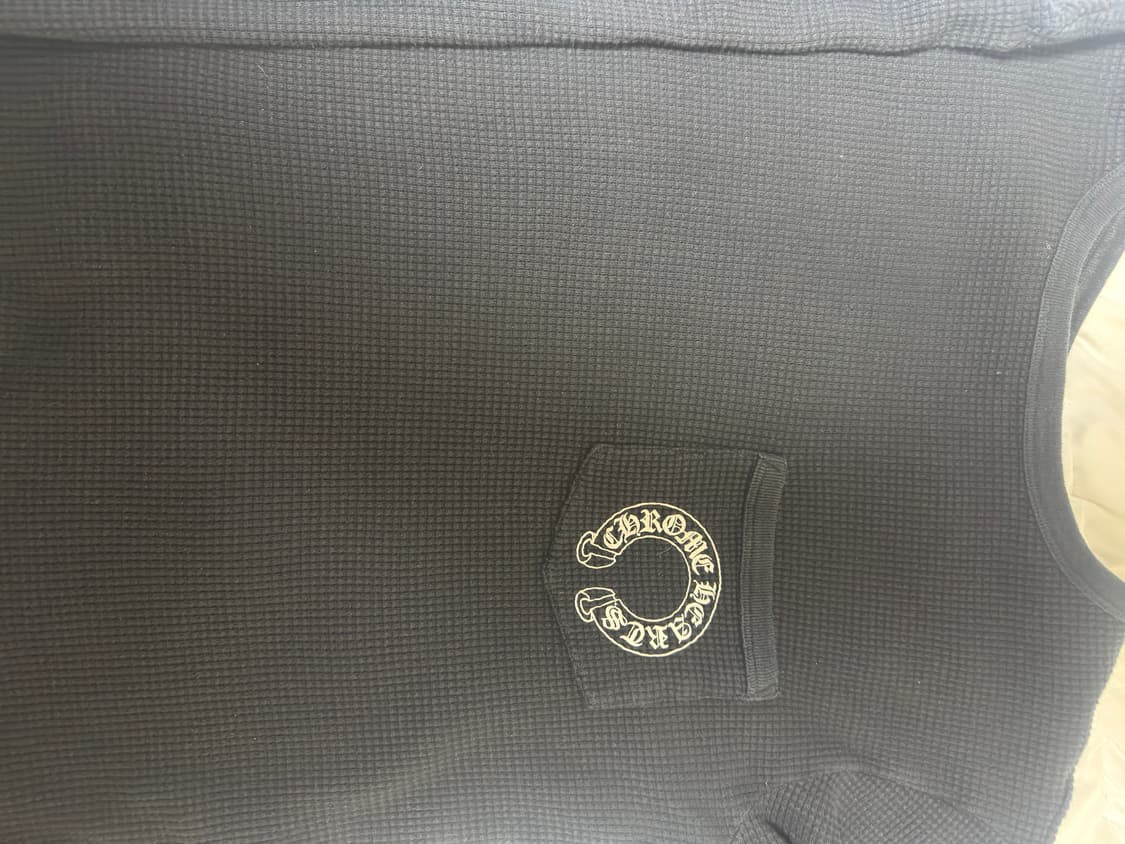 크롬하츠 홀스슈 플로랄 와플 니트 S 상품이미지4