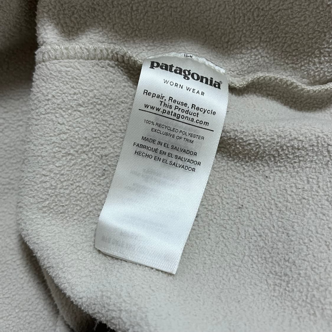 [정품] 파타고니아 크림그레이 연보라라인 반 후리스 [ M ] 상품이미지6
