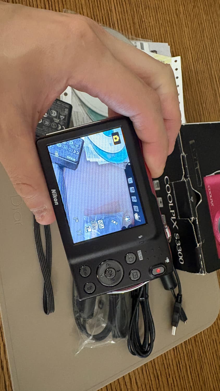 신품급) 니콘 쿨픽스 S3300 핑크 빈티지 디카  상품이미지4