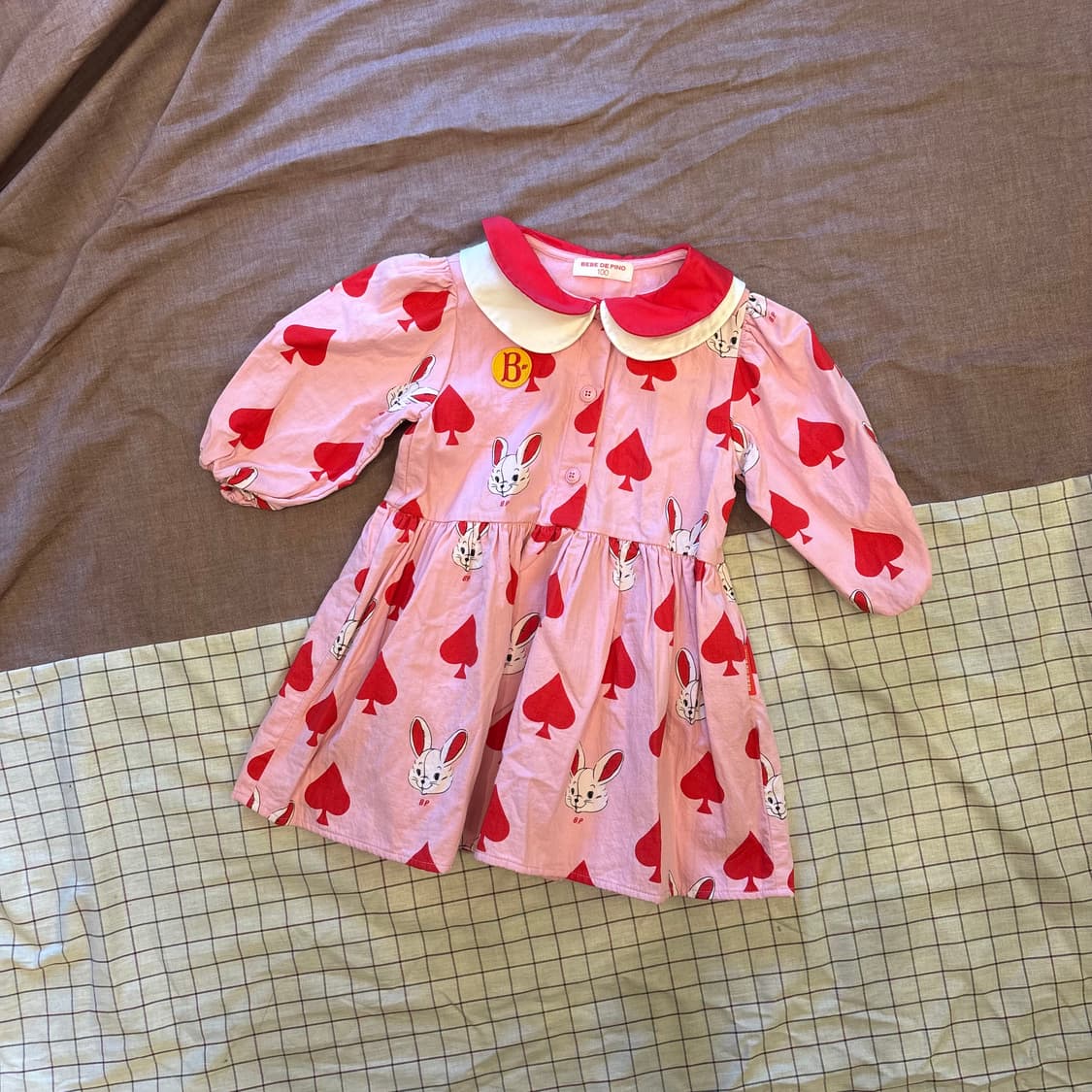 베베드피노 하트 원피스(100)   상품이미지1