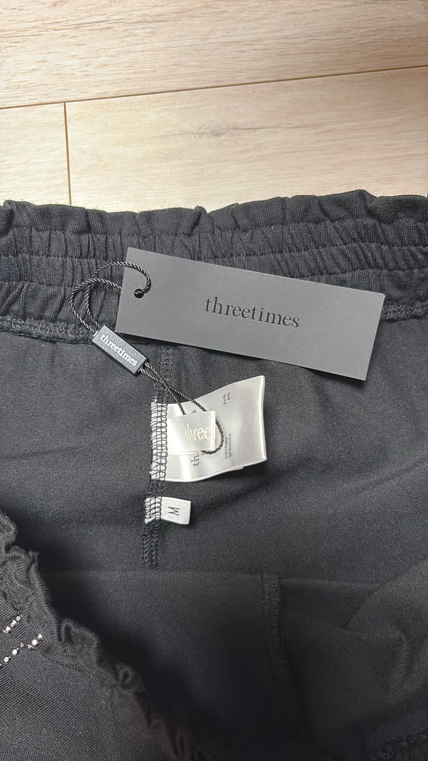 택ㅇ새상품 쓰리타임즈 셔링 큐빅 팬츠 쇼츠  상품이미지2