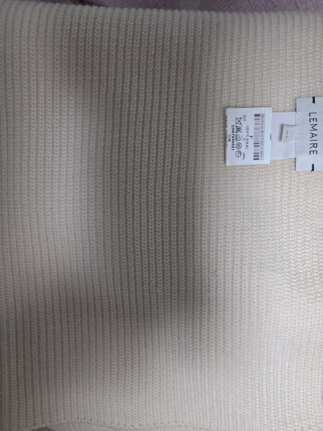 르메르 니트머플러 판매해요.(아이보리) 상품이미지2