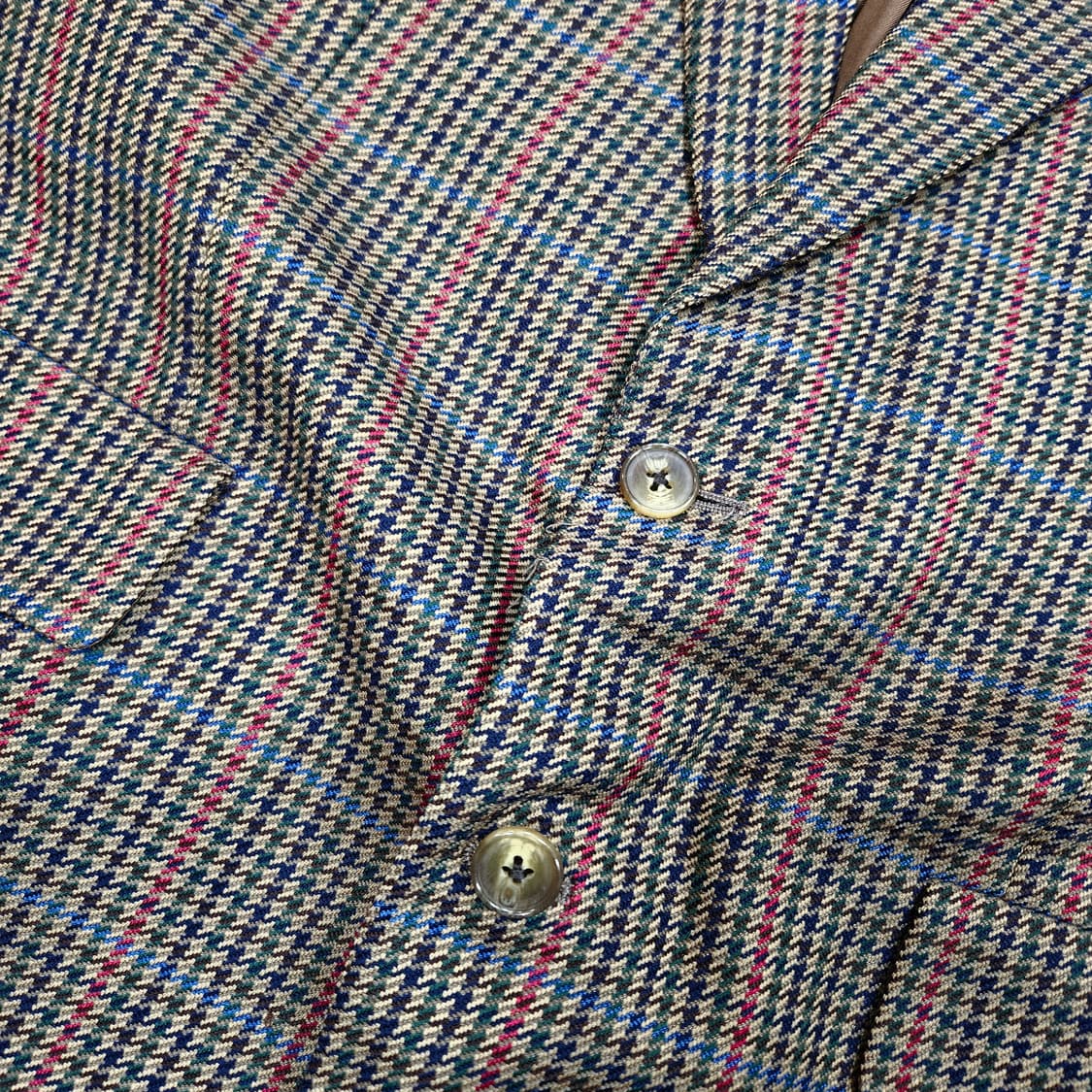 버버리스(Burberry's) 90's 울 100% 하운스투스 블레이져 상품이미지3