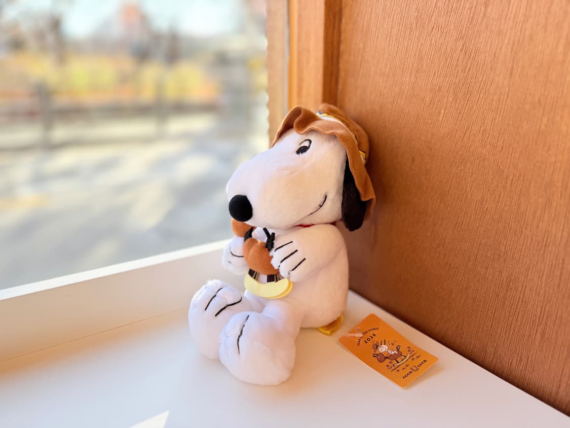 일본 피넛츠 말의 해 스누피  snoopy 큰 봉제인형 상품이미지5