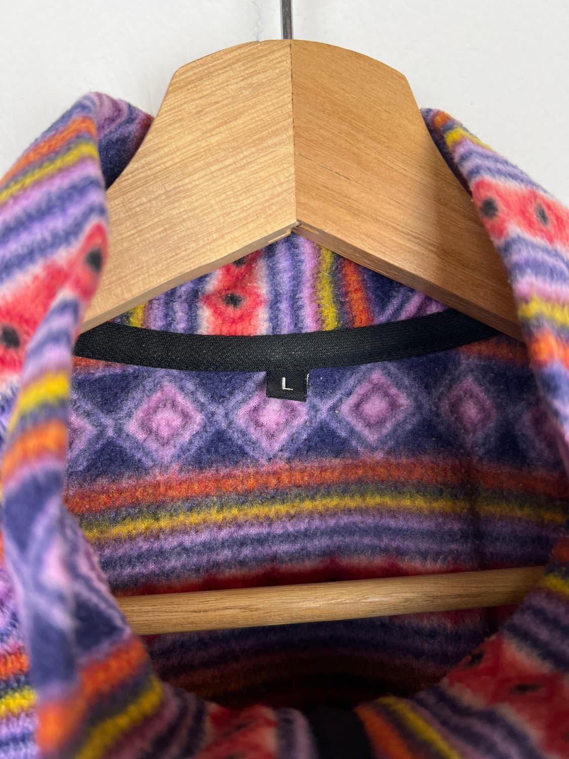 JPN 패턴 플리스 집업 L 상품이미지3