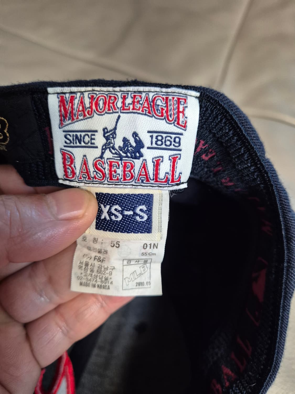 MLB 애틀랜타 브레이브스 모자 여자 S ~ M 상품이미지5