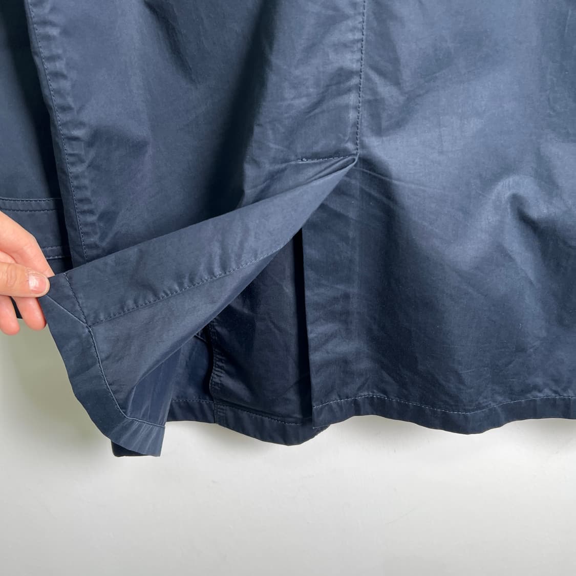 에르메네질도 제냐 딥 네이비 코튼 카코트 50 상품이미지7