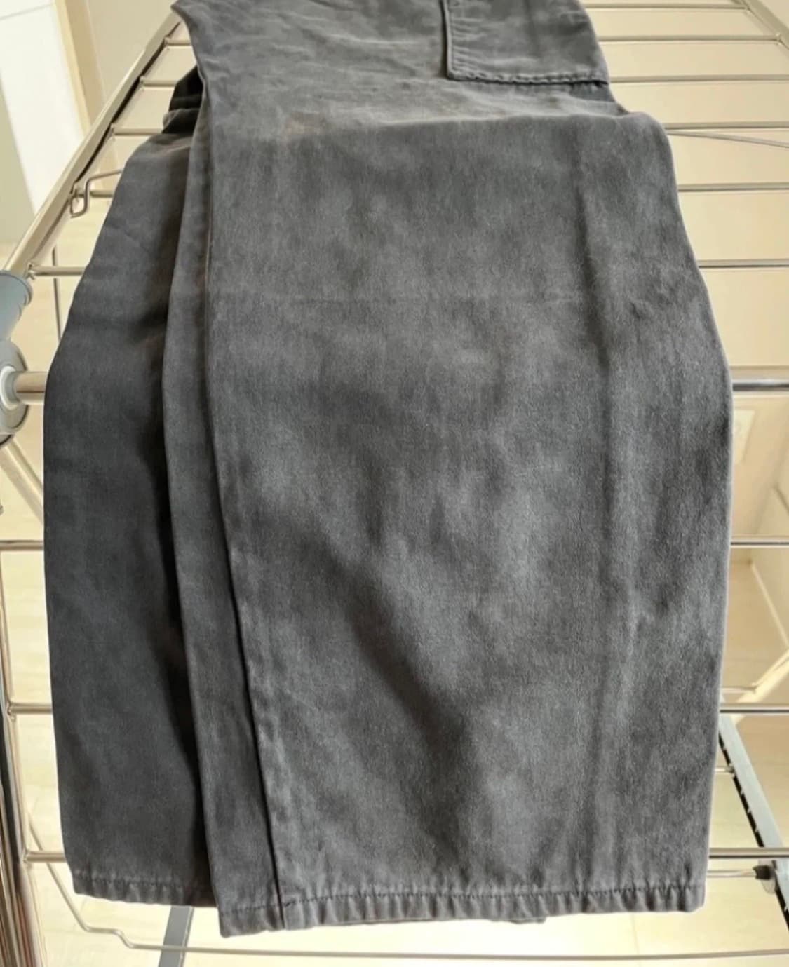 이지 갭 엔지니어드 바이 발렌시아가 사틴 카고 팬츠 포에틱 블랙 상품이미지6