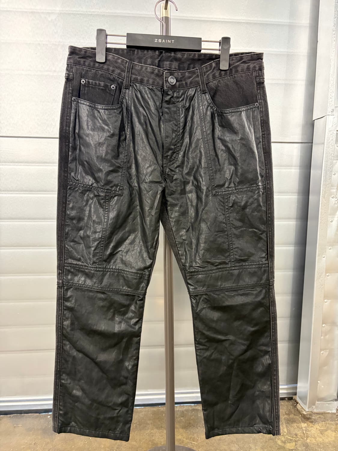 Juun.j two-tone leather pants 50 상품이미지2