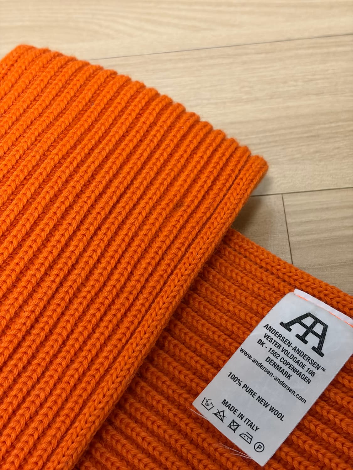 안데르센안데르센 숏 머플러 목도리 오렌지 상품이미지3