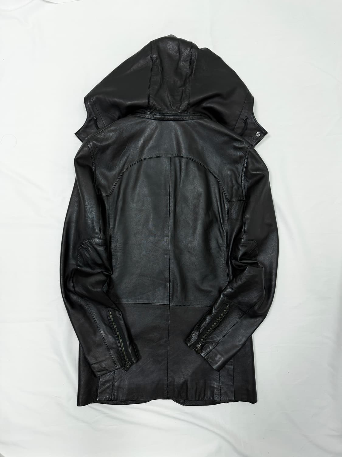 아르마니 익스체인지 레더 후드 자켓 상품이미지4