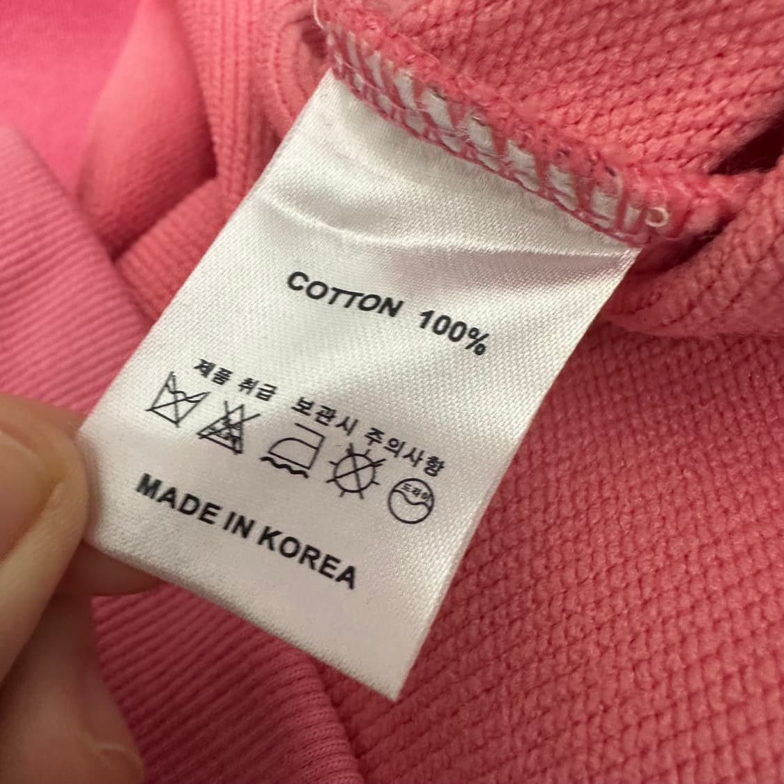 로제프란츠 클래식 플라워 맨투맨 핑크 F 상품이미지9