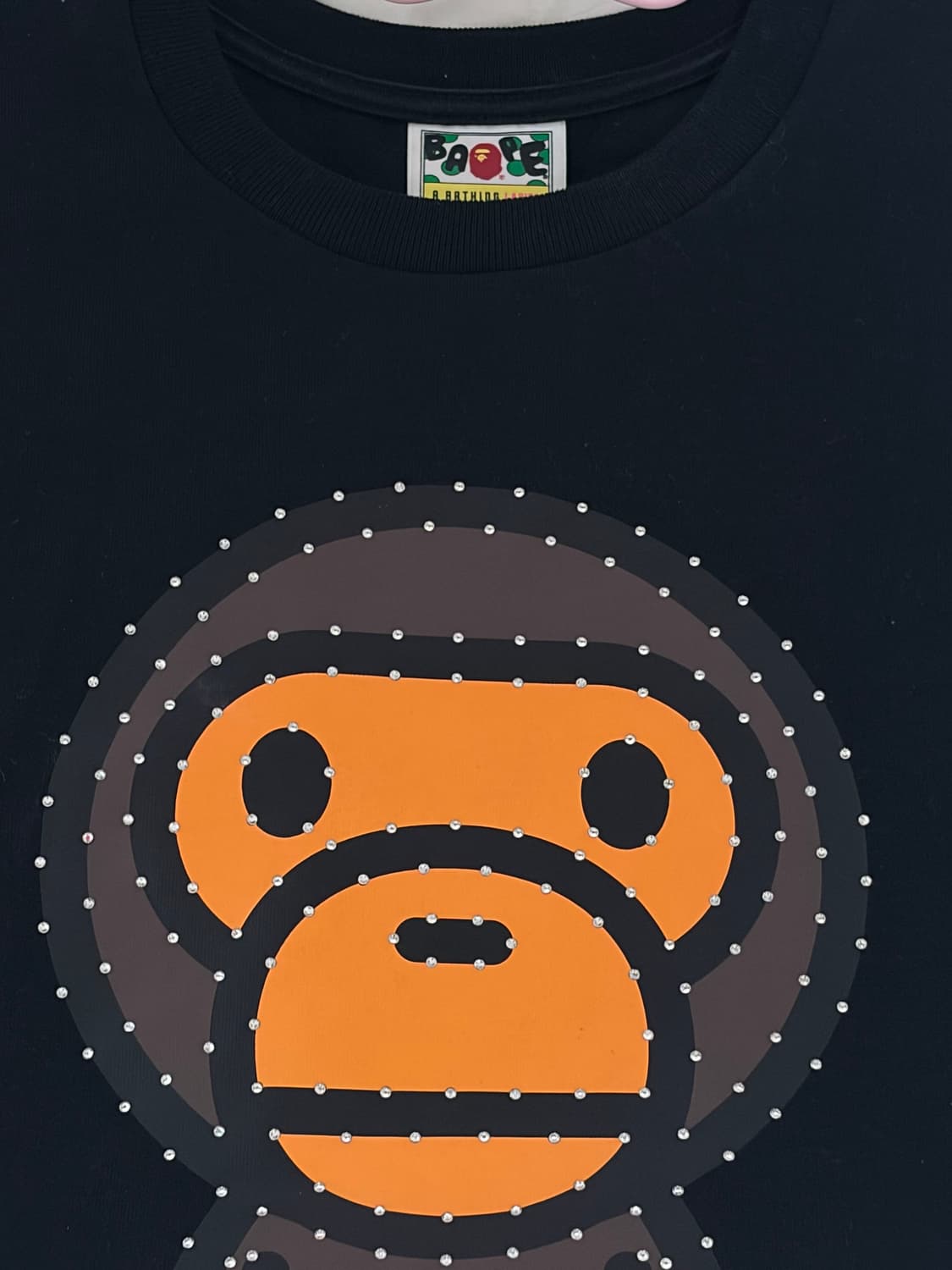 베이프 베이비마일로 크리스탈 반팔 women s 상품이미지2