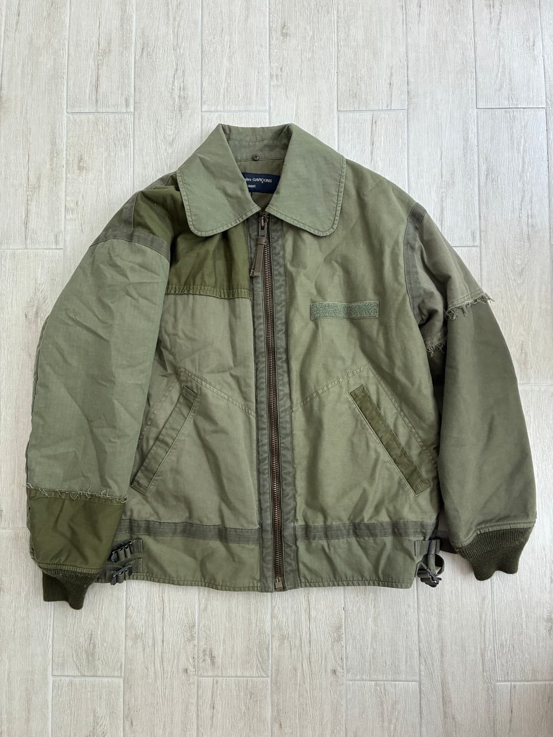 꼼데가르송 옴므 패치워크 밀리터리 자켓 상품이미지1