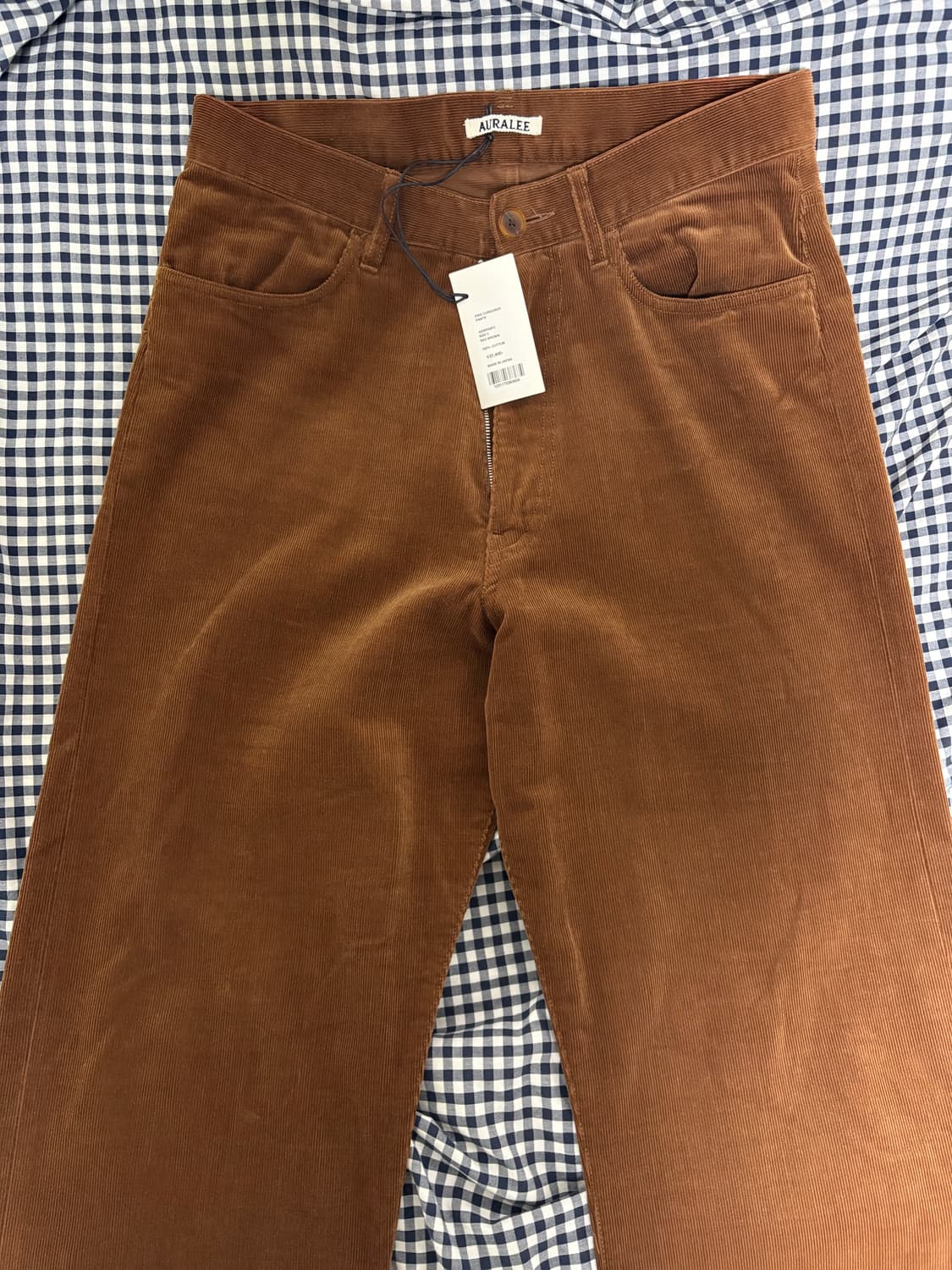 오라리 코듀로이 팬츠 레드 브라운 3 상품이미지3