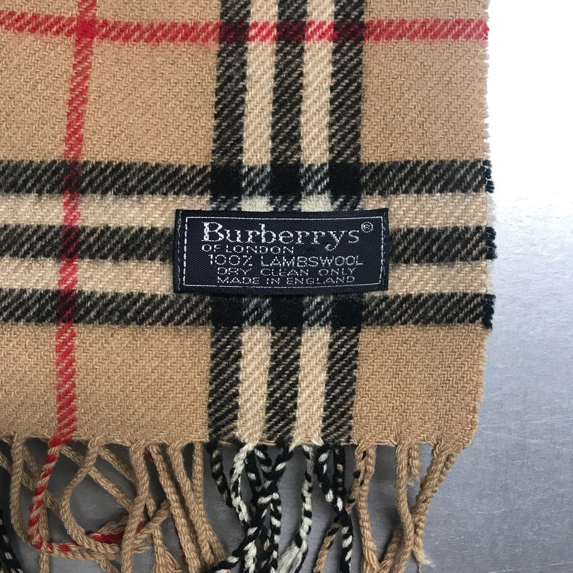버버리 정품 램스울 머플러 베이지 상품이미지3