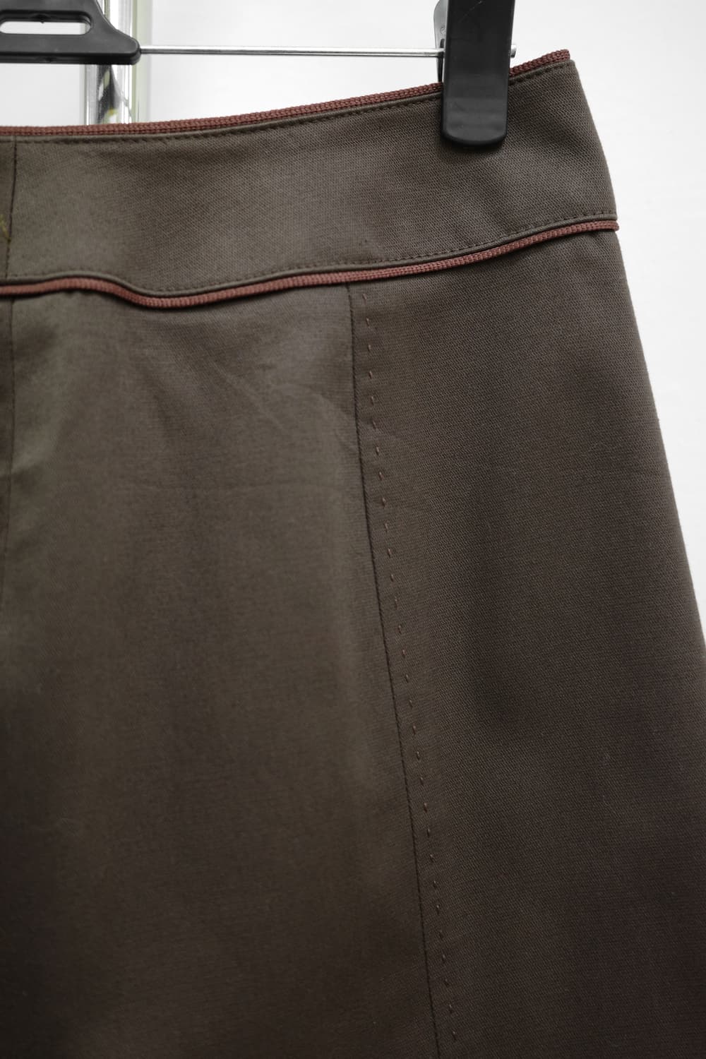 빈티지 브라운 미디 스커트 상품이미지5