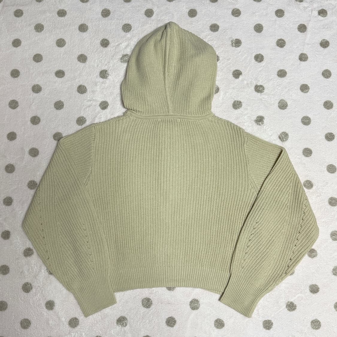 루에브르 하프 집업 후드 니트 상품이미지2