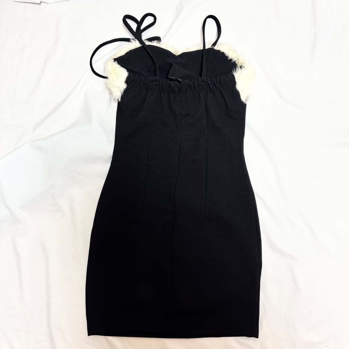 빈티지 y2k 고스 갸루 퍼 원피스 상품이미지3