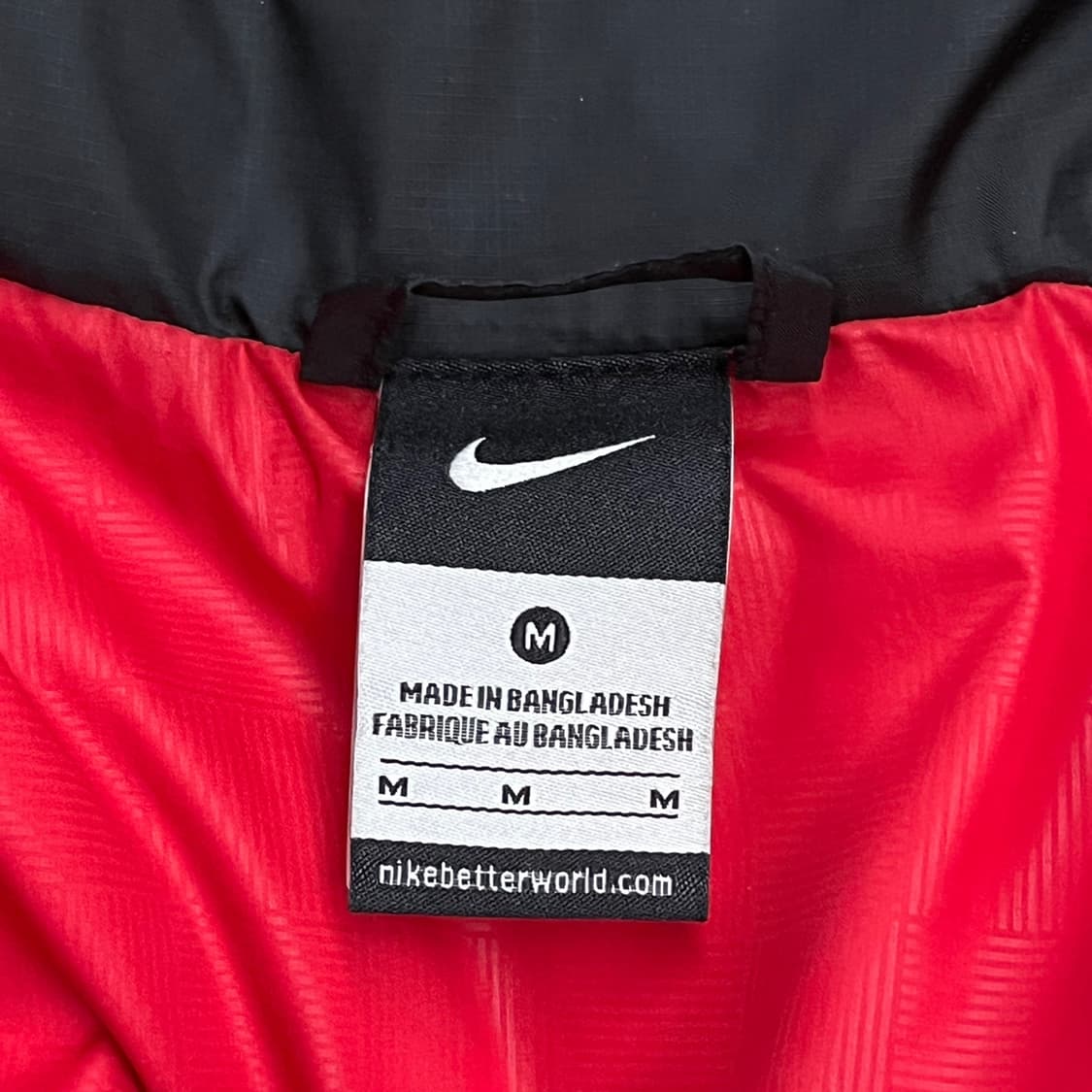 [정품/M] 나이키 맨유 패딩 점퍼 레드 b15 상품이미지5