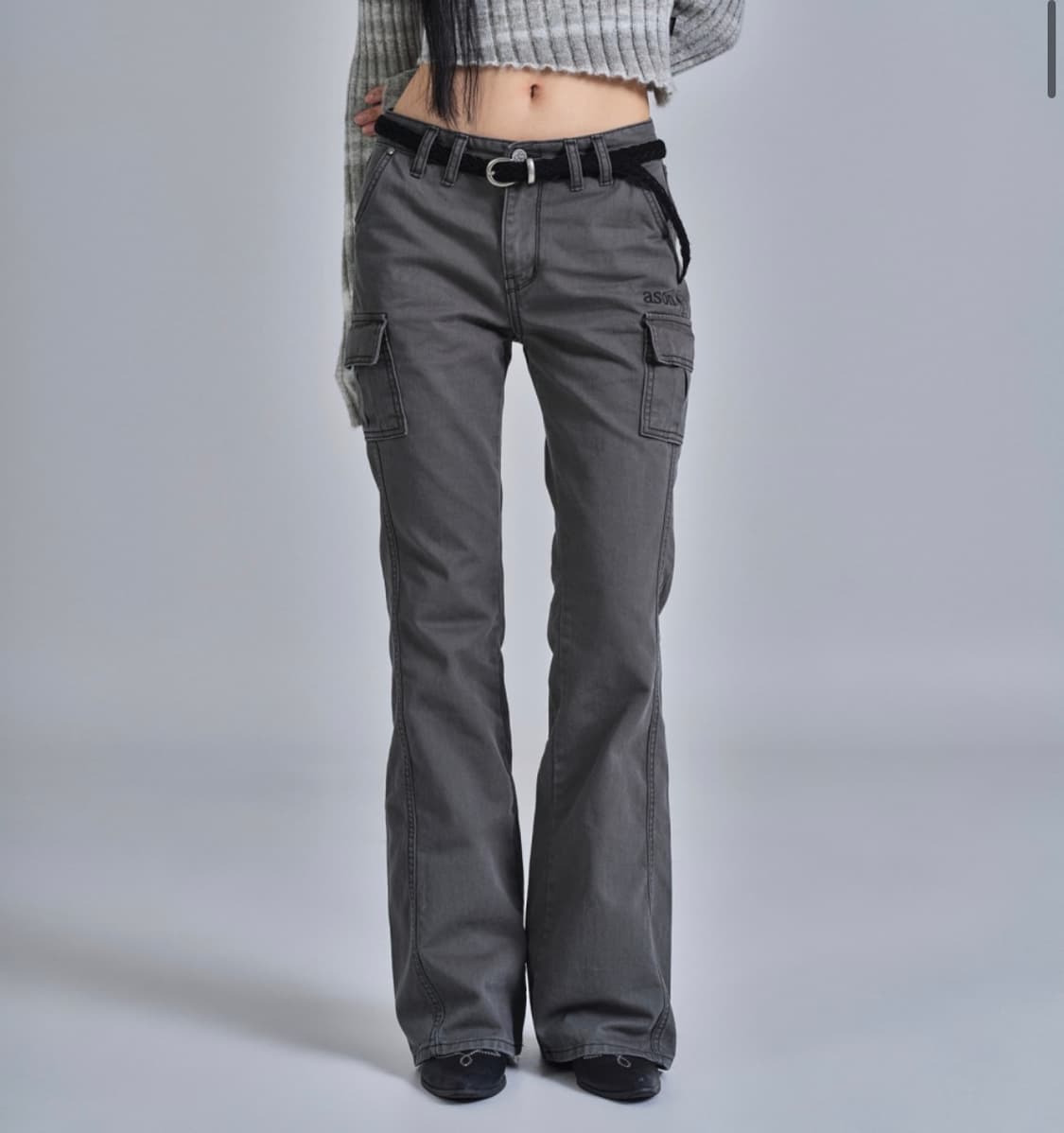 애즈온MINUTES CARGO PANTS / CHARCOAL 상품이미지1