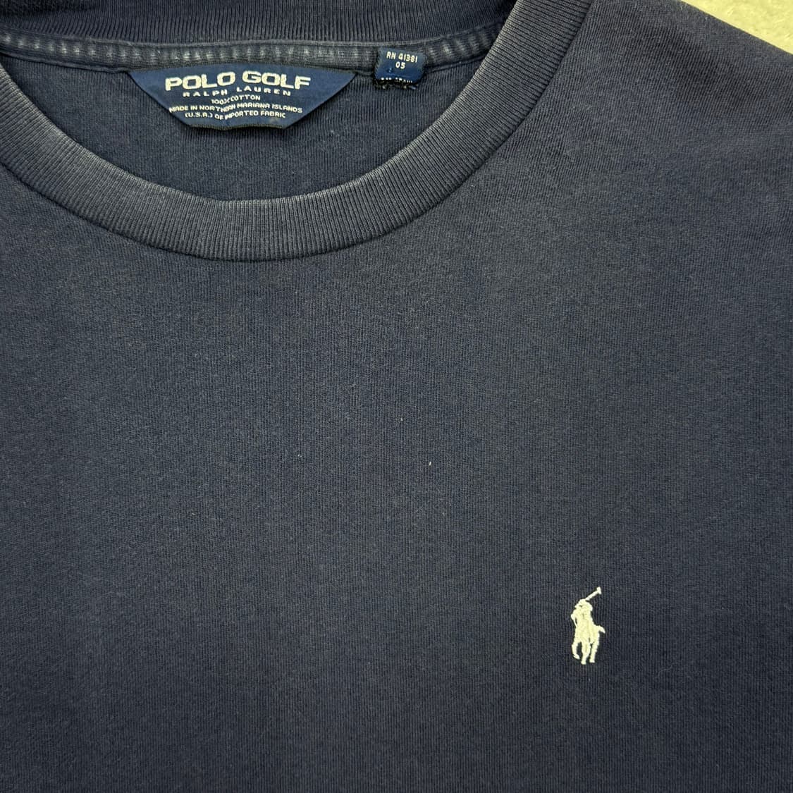 [M] 폴로 골프 네이비 맨투맨 상품이미지5