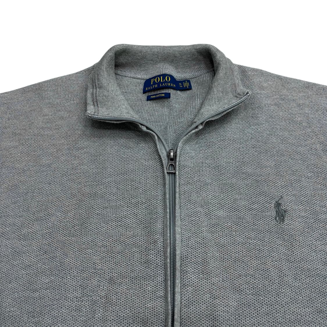 폴로 랄프로렌 그레이 니트 집업 가디건 xl 실측 110 xxl 정도 상품이미지3