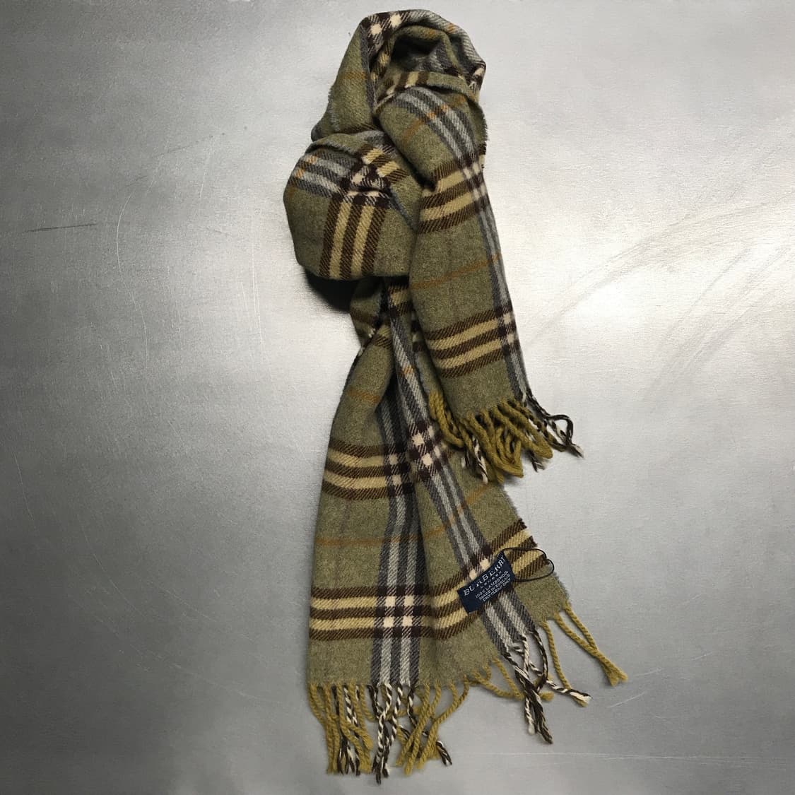 버버리 정품 램스울 머플러 카키 상품이미지1