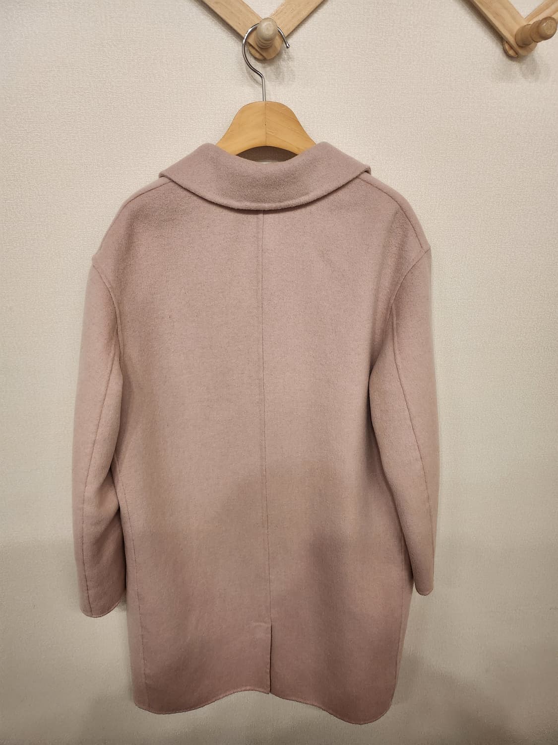 플러스에스큐 인디핑크 울 롱코트☃️ 상품이미지4