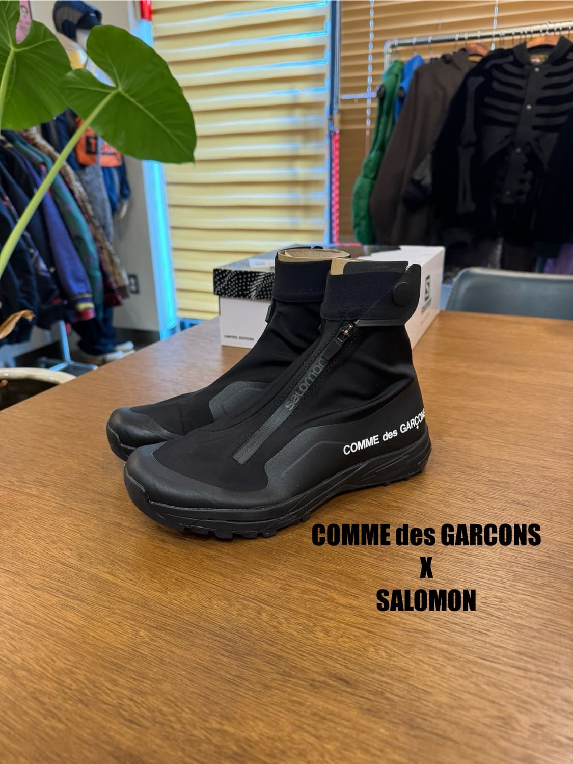 [235mm] 꼼데가르송 x 살로몬 XA-알파인2 블랙 상품이미지2