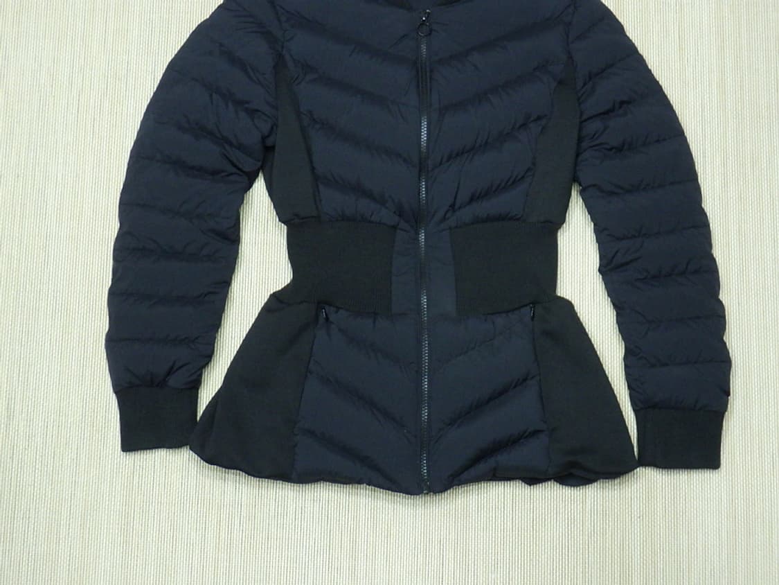 (95size) 와이드앵글 여성 경량 구스다운 점퍼 블랙 상품이미지3