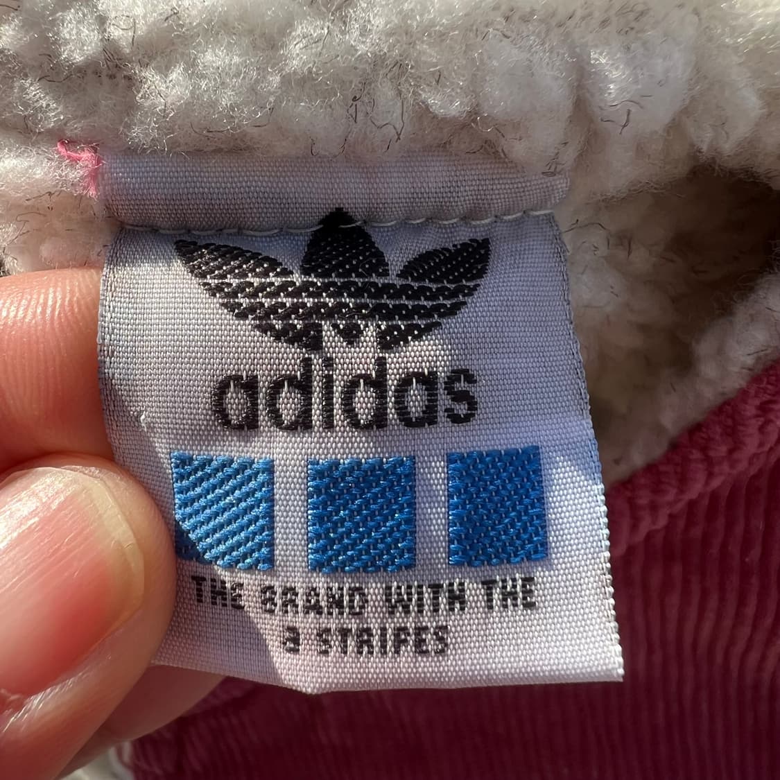 90‘s 아디다스 핑크 코듀로이 트루퍼 캡 상품이미지5