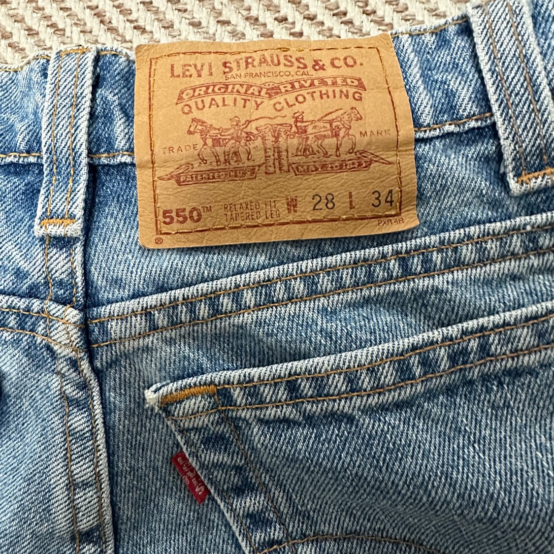 LEVI'S 550 90's usa made vintage denim 상품이미지3