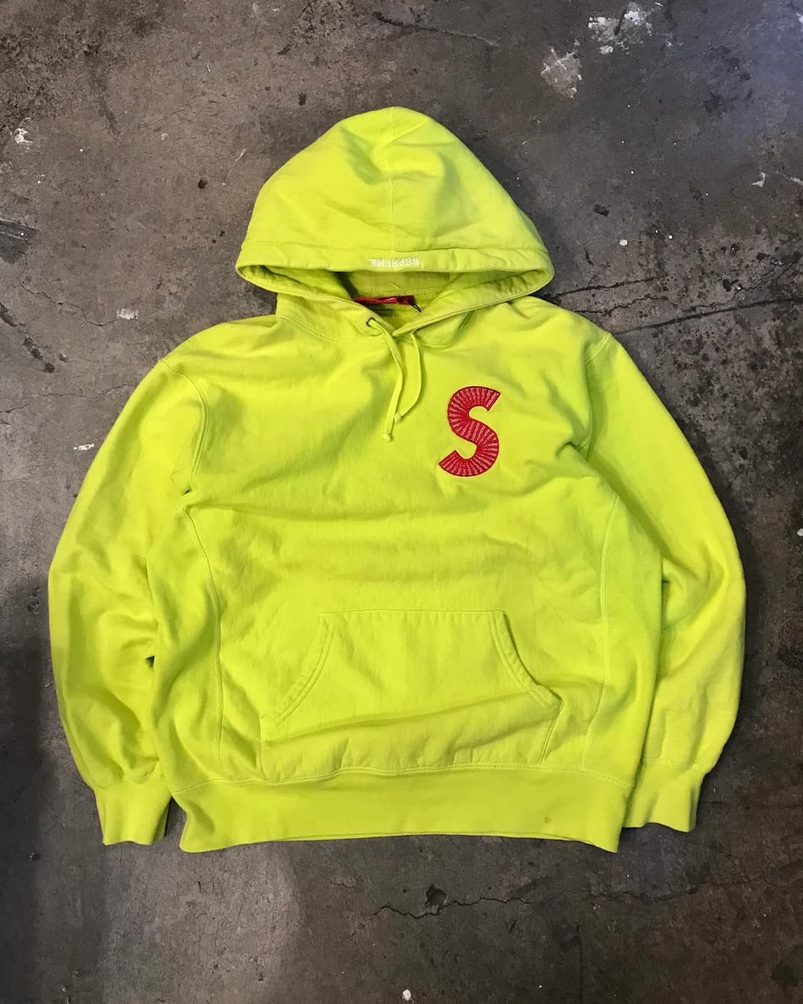 Supreme S Logo Hooded Sweatshirt - 20Fw 상품이미지5