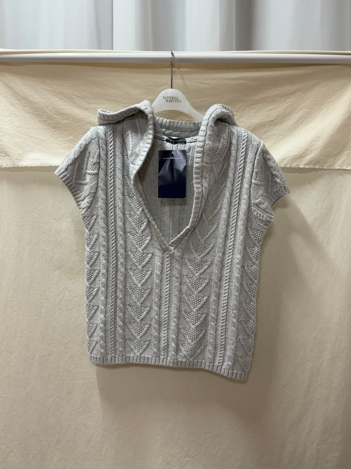 브랜디멜빌 짜임 반팔후드 상품이미지1