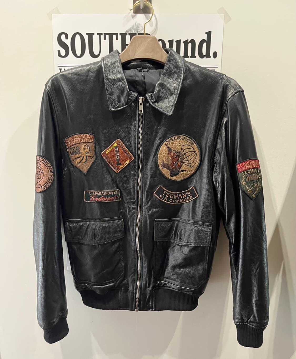 빈티지 가죽 자켓 상품이미지3