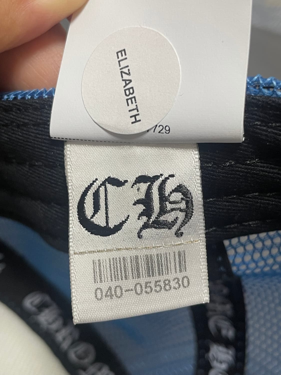 크롬하츠 블루 세메터리 패치 모자 상품이미지4