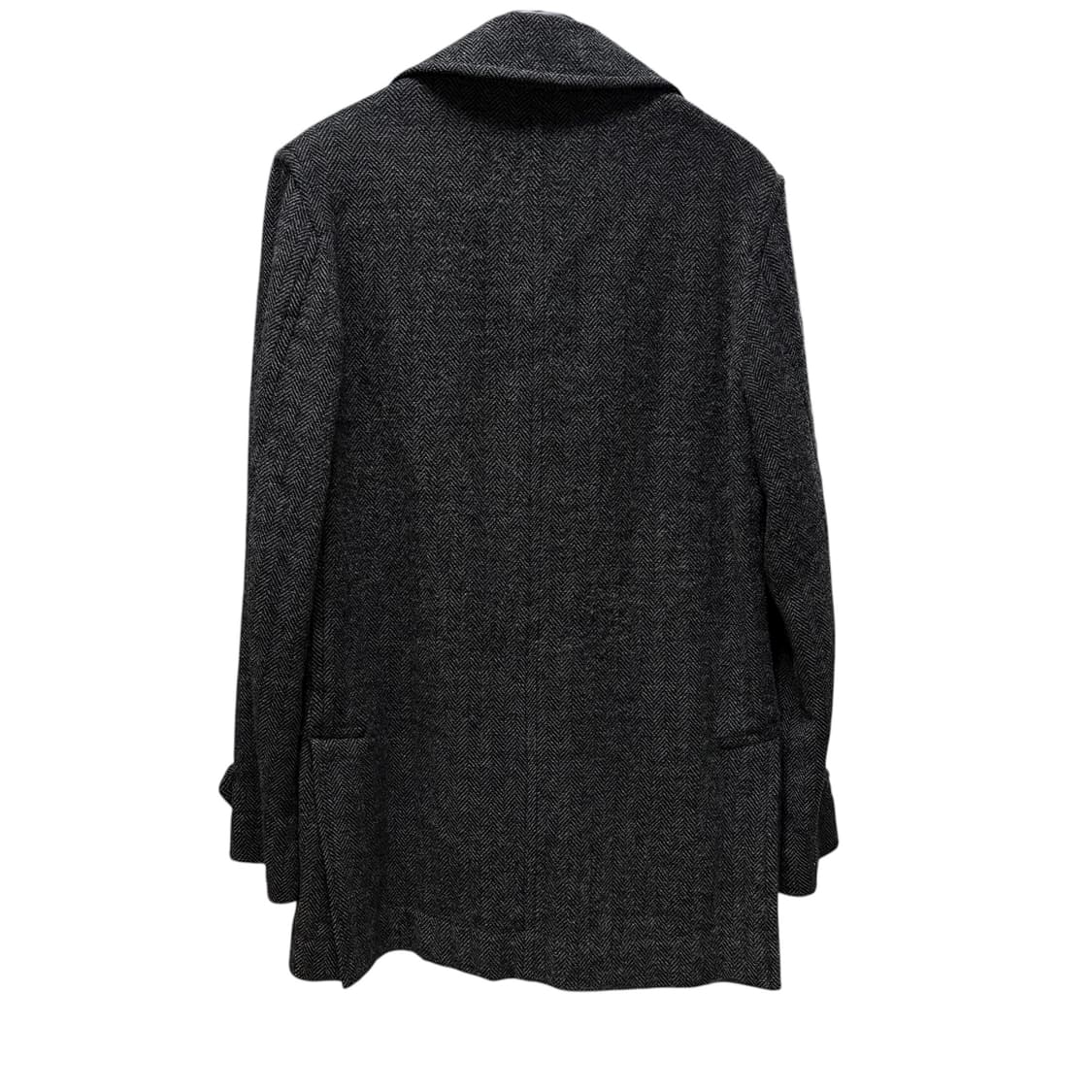 [M] 꼼데가르송 옴므 듀스 해링본 울 피코트 상품이미지6