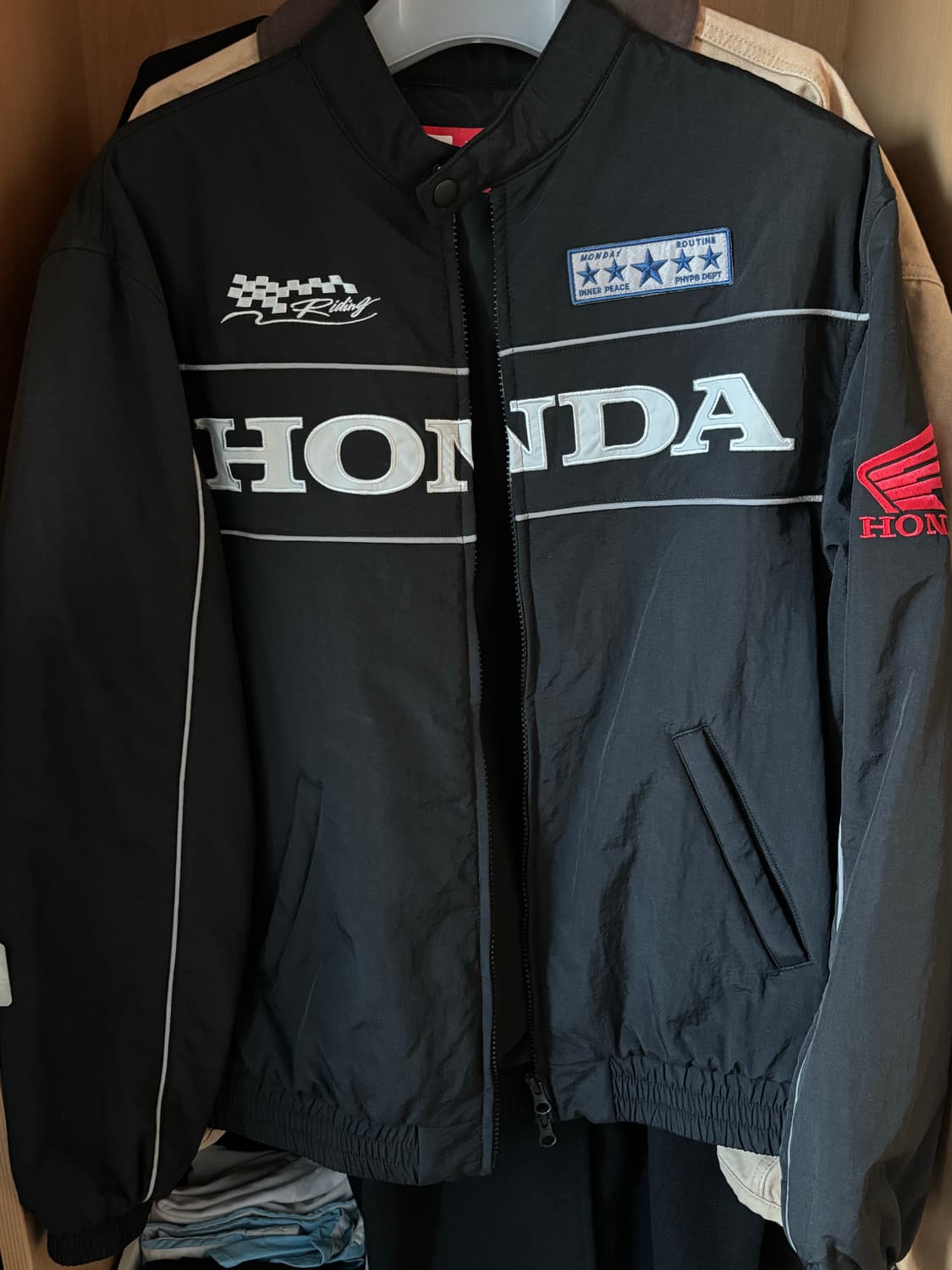 HONDA Piping Motorcycle Blouson Jacket 상품이미지6