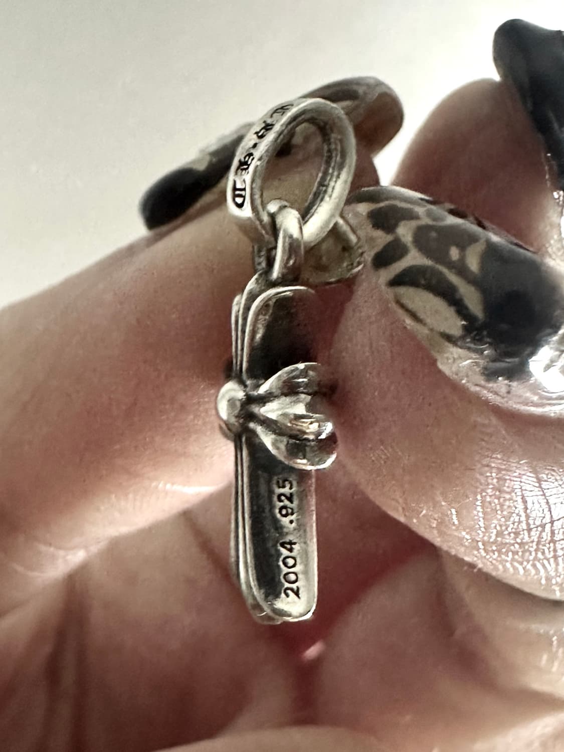 크롬하츠 CH크로스 드롭 이어링(925실버) 상품이미지2