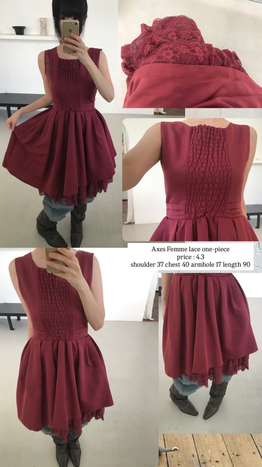 axes femme lace one-piece 상품이미지10