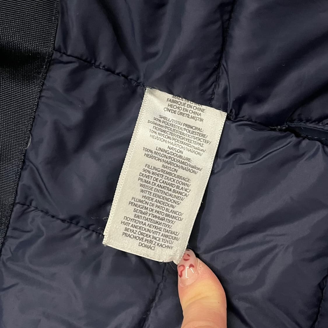 [정품/L] 폴로 랄프로렌 네이비 야상 점퍼 스타일 자켓 b18 상품이미지6