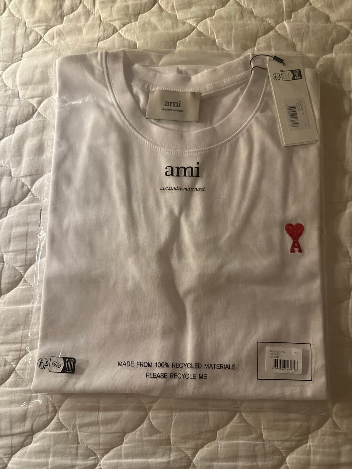 아미 흰색 반팔 상품이미지1